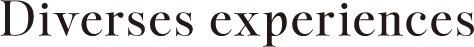 Diverses experiences